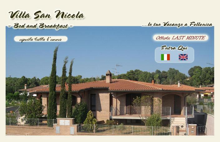 Villa San Nicola B&B Follonica Zewnętrze zdjęcie